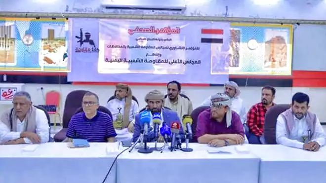  جانب من إشهار الإخوان لمجلس المقاومة 
